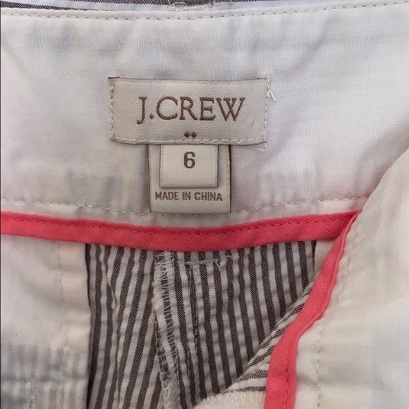 🩳🆕J. Crew Grey Seersucker Shorts🩳 - Picture 7 of 9